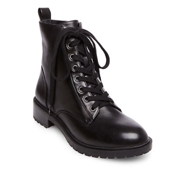 Steve Madden Shoes - NEW Steve Madden Black Officer Booties